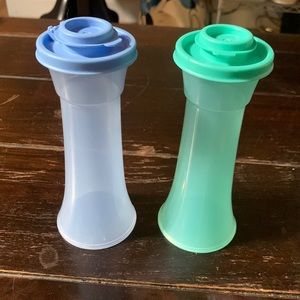 Tupperware salt and pepper shakers